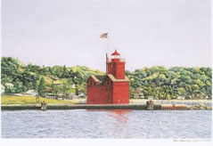 Holland Harbor Lighthouse notecard