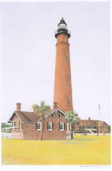 Ponce de Leon lighthouse note card