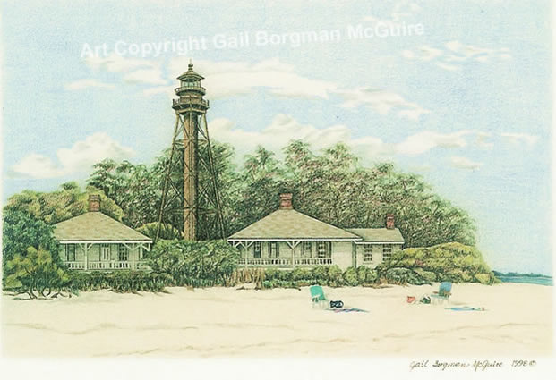 Sanibel Lighthouse notecard