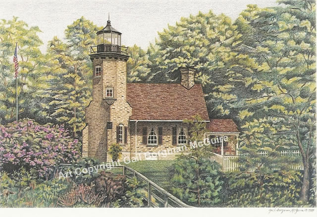 White River Lighthouse notecard